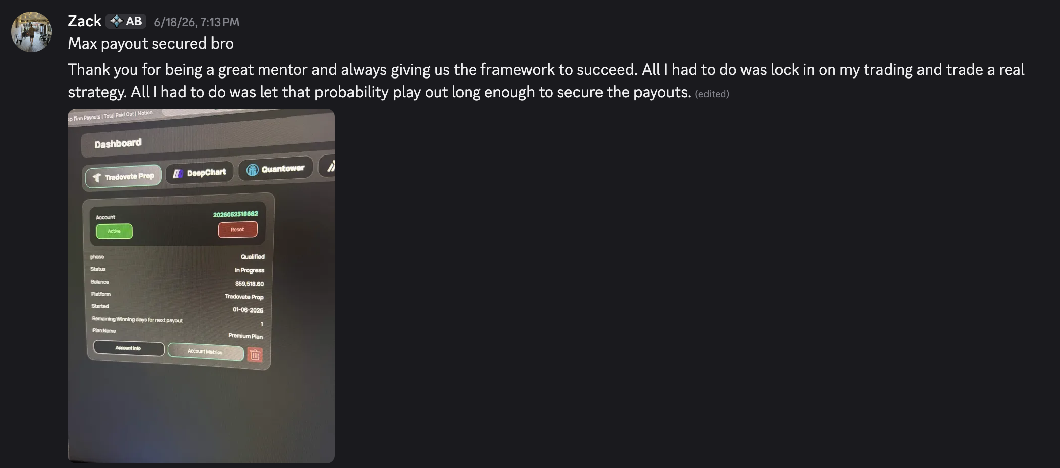 Student payout 4